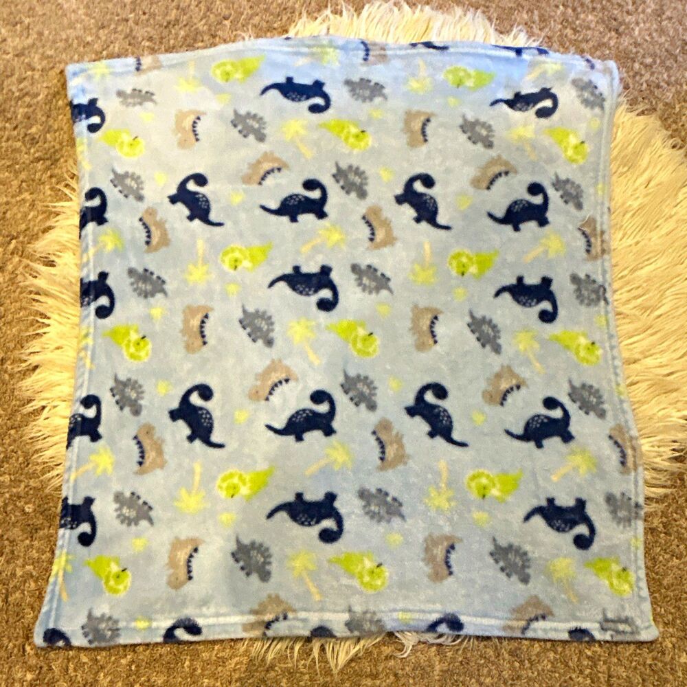 Parent's Choice Dinosaur Plush Baby Blanket 30 x 36 Fleece